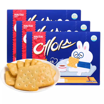 海太韩国进口海太ACE休闲零食咸味薄脆苏打饼干364g 咸味薄脆饼干 364g