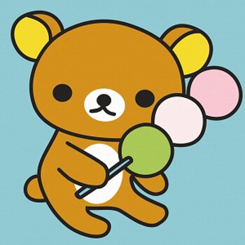 jyl儿童数字油画安全卡通动漫小学生手绘填色客厅卧室油彩画 松弛小熊