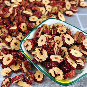 圈干吃泡水煲汤打豆浆原材料新鲜香酥脆枣天然无添加 500g【图片 价格