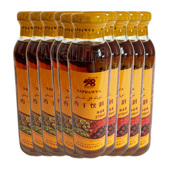 隽颜堂新疆伊犁特产萨匹哒佤sapdawa杏干红枣葡萄干枸杞汁饮料370ml10