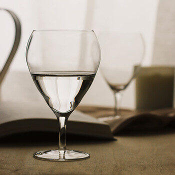 香槟杯果汁杯葡萄酒杯通用杯 小巧玲珑红酒杯小红书款 水滴玻璃杯2只