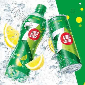 百事可乐7喜7up 柠檬味碳酸饮料 迷你 小胶瓶 300ml*12瓶