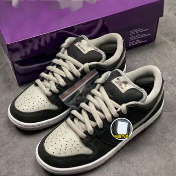 dunk高版本摩擦声影子灰学院风低帮男女学生情侣休闲影子灰气垫摩擦声