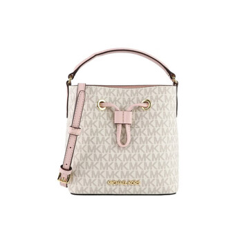 迈克·科尔斯(michael kors)mk suri 老花满印抽绳开合 皮革 水桶包