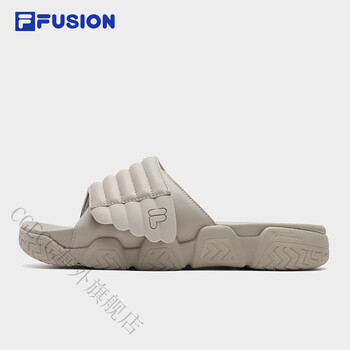 斐乐fila潮牌男鞋barricadeslipper拖鞋2024夏季新款凉拖陶器棕ck40