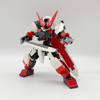 乐··高机甲机器人积木万代高达拼装模型积木高达机甲红异端模型拼装