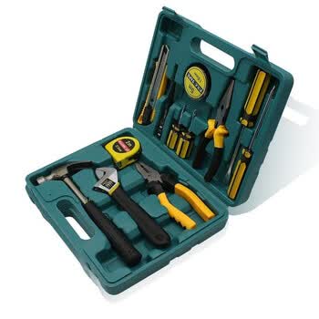 【好质量】电工工具箱水电工具套装多功能家用车用五金维修安装工具