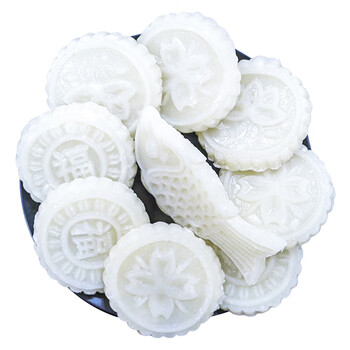 俏滋郎湖北阳新印子粑农家纯手工印花米粑年糕艾叶蒿子粑糯糍粑大冶