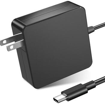 deli65w小新电源适配器戴尔小米typec笔记本电脑快速充电器65wtypec不