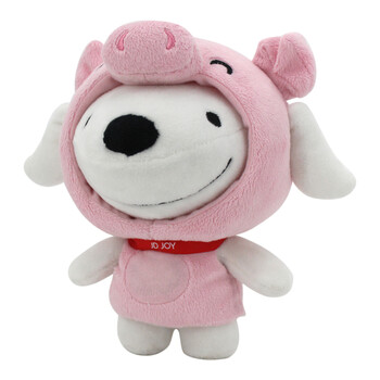 【京东joy联名款】jd joy毛绒玩具京东小狗吉祥物公仔站姿小猪款_ 9折