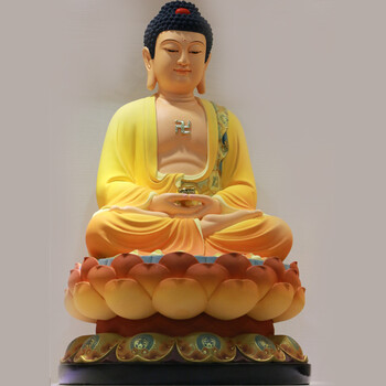 树脂佛像观音菩萨像观音像观世音菩萨像禅意摆件 释迦牟尼佛/阿弥陀佛