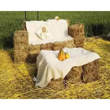 装饰材料鸡窝草填充草堆碎稻草垫窝草谷草屋顶鸡 90*40*30  方形定制