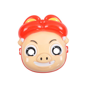 新新精艺 万圣节派对猪猪侠面具 儿童卡通生日趴礼物 化妆舞会cosplay