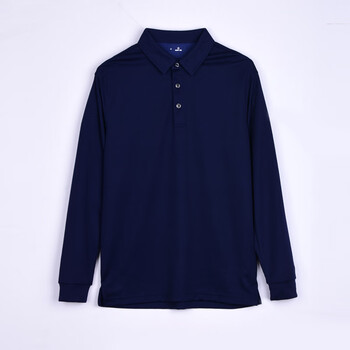 3543际华官方旗舰男士长袖教官度时尚休闲春秋季POLO衫 43AW-TS22105藏蓝 2XL