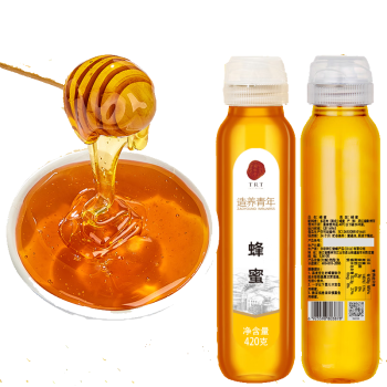 北京同仁堂蜂蜜420克 百花蜂蜜 多花種蜂蜜自營 原花原蜜拒絕添加 質地濃稠清甜不膩 可搭配桑葚檸檬