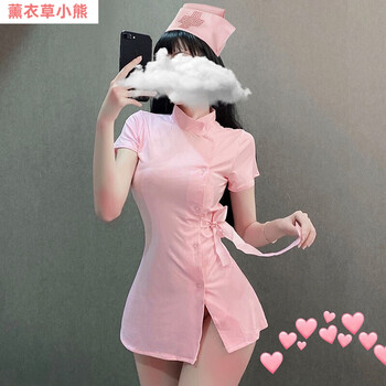 护士服情趣女套装护士角色扮演成人夫妻用品睡裙网袜丁字内裤三件套