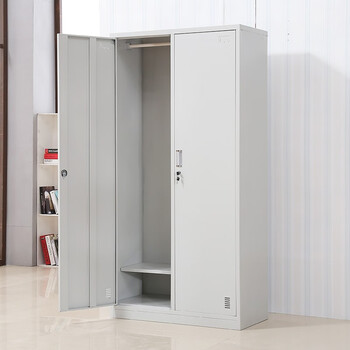 瑞特德创二门更衣柜家用铁皮衣柜员工宿舍更衣柜多门储物柜存放柜办公