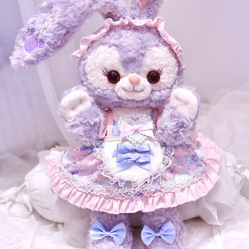 迪士尼星黛露公仔上海乐园stellalou芭蕾兔史黛拉骨架兔子毛绒玩具