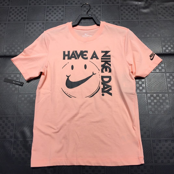 nike耐克 nsw 笑脸logo 男子运动休闲纯棉短袖t恤 ar5038-100-697 ar