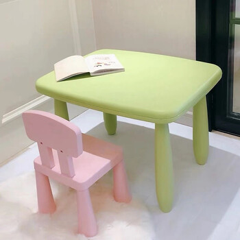 ik·ea儿童桌椅商场同款儿童桌椅套装 吃饭桌幼儿园学习桌子小孩餐桌