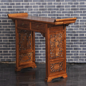 条案中式仿古农村中堂供桌佛台家用客厅实木供台现代简约小型香案