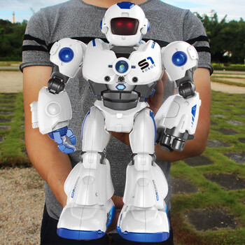 星域传奇智能机器人遥控汽车机器狗1-3-6-8-10-12岁儿童玩具男孩生日礼物 【蓝色】手势感应+遥控机器人