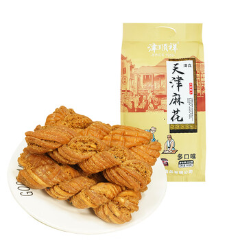 津顺祥 天津特产夹馅大麻花（多口味混装）400g/袋 【多种满足】多口味 400g