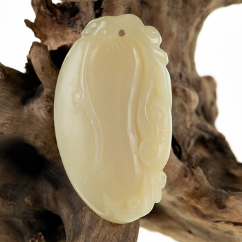 域石珍藏馆 新疆蛋白石雕刻吊坠男款坠子 女士挂件 多款吊坠 05200018