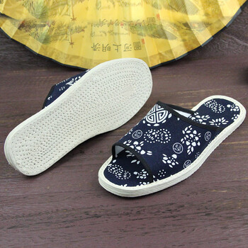 老北京拖鞋千层底布拖鞋女夏季露趾休闲凉拖鞋中老年家居拖鞋品质定制