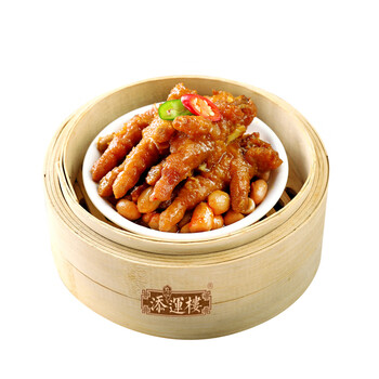 t添运楼豉汁花生凤爪广东茶楼早茶点心虎皮鸡爪酒楼 凤爪500g*2盒