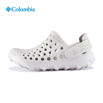 columbia户外25春夏新品女抓地旅行运动凉鞋洞洞鞋096卡其色3622cm