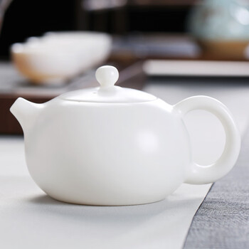 兴器原矿德化白瓷茶壶手工羊脂玉西施壶陶瓷功夫茶具养生泡茶器 西施