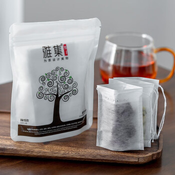 雅集茶包袋一次性玉米纖維過濾茶包抽繩花茶茶葉包120片