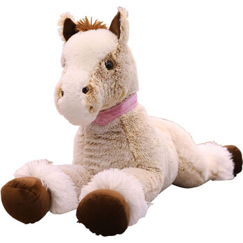 毛绒玩具马公仔小马玩偶大号布娃娃生日礼物 小号90厘米