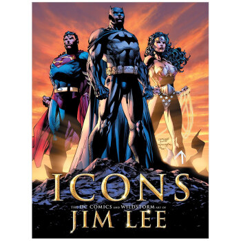 Icons:The Art偶像:吉姆李的DC漫画和野生风暴艺术Jim Lee英文原版人物设定手稿