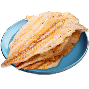 烤鳕鱼片干烤鱼片500g青岛特产零食即食鱼干海鲜海味小吃 原味252g*2