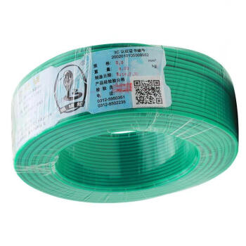 眼镜蛇电线电缆 BVR-2.5平方单芯多股铜芯软线 100米\/盘 绿红黄蓝色双色 绿色 BVR-2.5平方