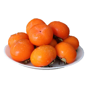 陕西火晶柿子【硬果发出,放软食用】陕西临潼火晶小柿子新鲜当季生