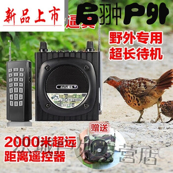 套竹鸡遥控器捉抓电媒机 电煤 电媒引鸡 户外教鸟学叫鸡媒 播放器