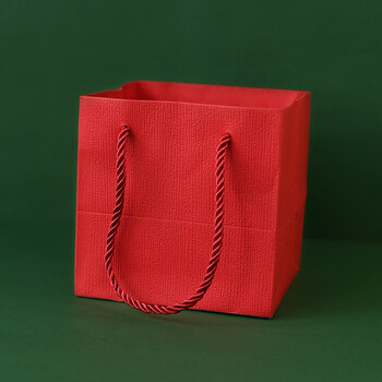 圣诞节苹果包装盒现货 平安夜苹果盒子 正方形立体盒子礼品盒 纯红色