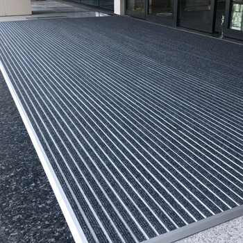 居家布艺 地垫 泰如(tru) 铝合金进门防尘垫商场门口除尘垫子室外嵌入