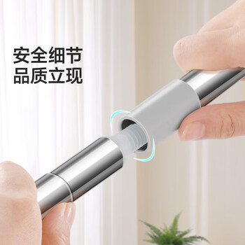 美丽雅（MARYYA）扫把簸箕套装扫地 笤帚不锈钢杆扫地卫生间扫帚 一扫净洁组合套扫（加密扫把头） - 4