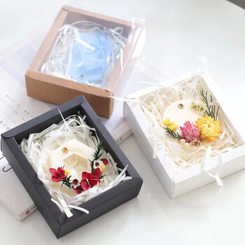 挂件流体画暴力熊白坯材料包手工diy小资清新包装礼盒礼盒拉菲草65cm