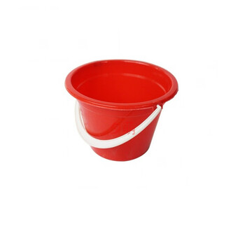 油漆小桶小红桶塑料小水桶涂刷工具儿童玩具调油漆桶1l装 小桶18*11cm