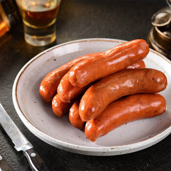 (满38减10)猪肉红肠东北特产熟食500g 500g 猪肉肠