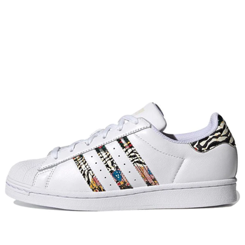 adidas originals superstar 女款 白 斑马纹运动休闲鞋gz9161 36.