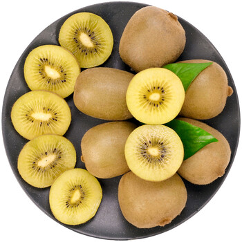 壹农壹果 四川蒲江黄心猕猴桃 黄心果 2.5kg 约80-110g 新鲜水果