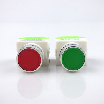 适用于y090电源启动自复位点动按钮开关lay37 y090 np4-11bn 22mm按钮