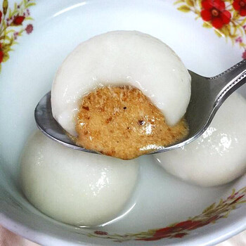 拼团秒~ 桂冠花生汤圆200g*3包特色汤团香糯元宵甜品冷冻品