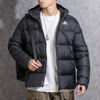 阿迪达斯（adidas） 羽绒服男子2023冬款运动休闲服基础保暖外套连帽羽绒夹克IT8730 GT9141/充绒量129g S 175/92A